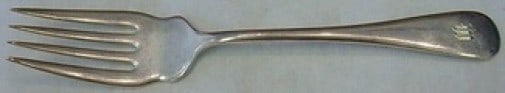 Wallace Windsor Sterling Silver Salad Fork Monogrammed 6 1/4" (1 of 2)