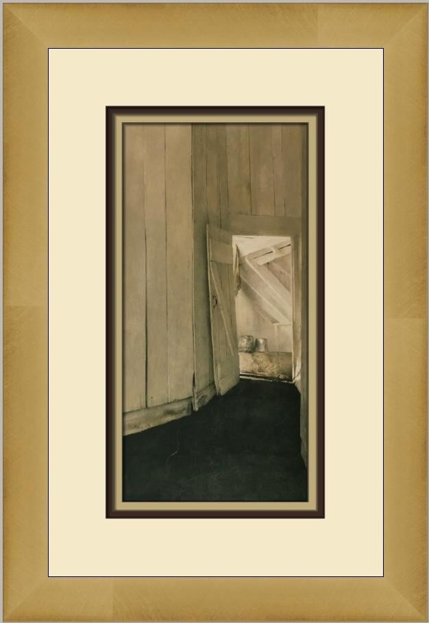 Andrew Wyeth Cooling Shed Custom Framed Print 15x11 Impressionism Art (1 of 2)