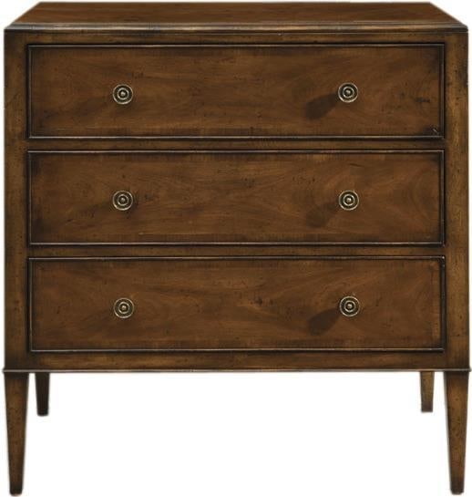 Port Eliot Regency Style Mahogany 3-Drawer Chest (1 of 2)
