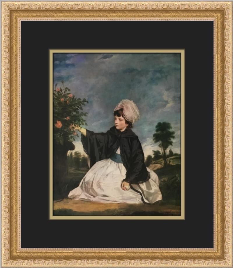 Sir Joshua Reynolds Lady Caroline Howard Custom Framed Print 16x14 Art (1 of 2)