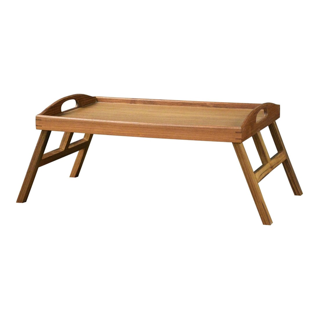 Teak Folding Leg Danish Style Mid Century Modern Serving Tray (1 of 6)