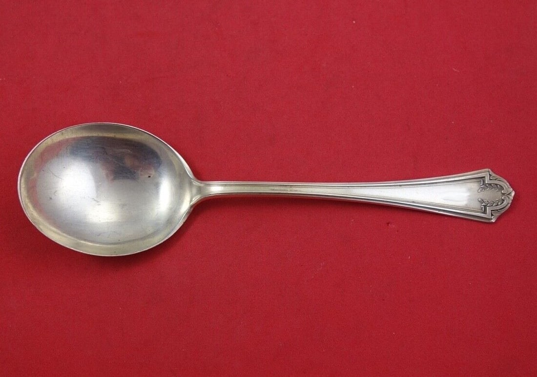 International Silver Quincy Sterling Silver Gumbo Soup Spoon 6 7/8" (1 of 2)