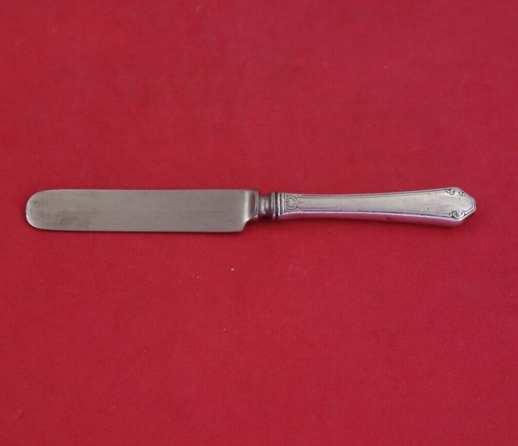 Towle Lady Mary Sterling Silver Dessert Knife Hollow Handle 5 7/8" (1 of 2)