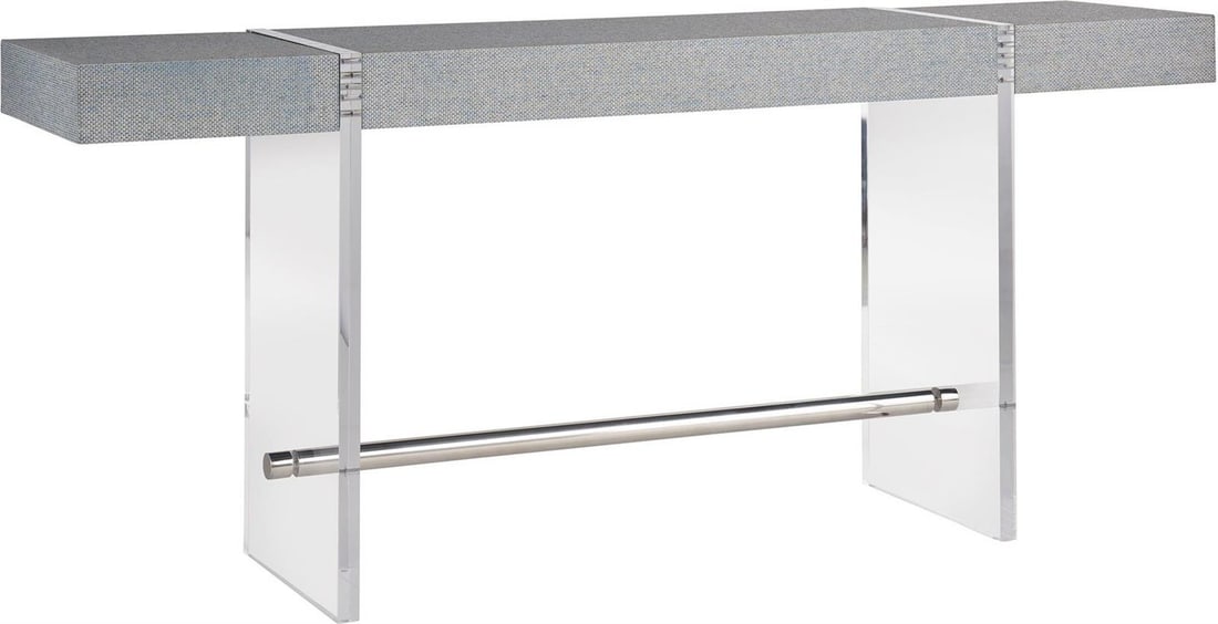 Universal Blue Seagrass Coastal Console Vineyard Haven 30H 70W 16D: Universal Blue Seagrass Coastal Console Vineyard Haven 30H 70W 16D Introducing the Blue Seagrass Coastal Console, a stunning piece that embodies timeless elegance with its vintage-inspired design. Per