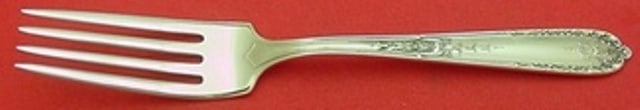 Alvin Della Robbia Sterling Silver Fork 7 1/8 Inch Flatware: Alvin Della Robbia Sterling Silver Fork 7 1/8 Inch Flatware Experience the elegance of the Della Robbia pattern by Alvin with this exquisite sterling silver regular fork. Measuring 7 1/8 inches, this