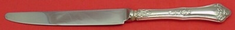 Carrs Marquis Sterling Silver Dinner Knife 10 inch Flatware: Carrs Marquis Sterling Silver Dinner Knife 10 inch Flatware This exquisite dinner knife from the Marquis pattern by Carrs is crafted from sterling silver with a hollow handle and a durable stainless s