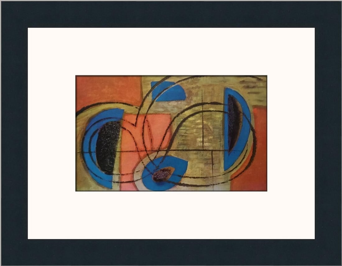 Jean Piaubert Gravel Custom Framed Impressionist Print 11 x 14: Jean Piaubert Gravel Custom Framed Impressionist Print 11 x 14 This stunning custom framed print, titled 'Gravel,' is a captivating work by artist Jean Piaubert, created in 1977. The print features a