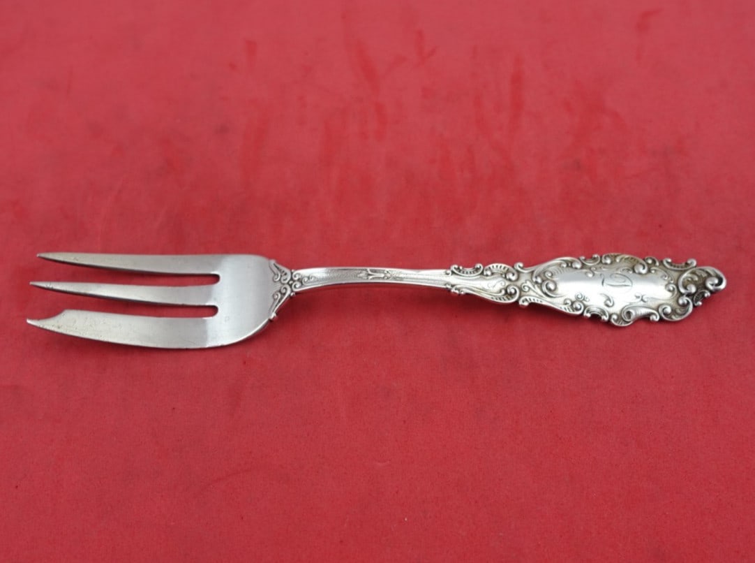 Gorham Luxembourg Sterling Silver 3-Tine Pastry Fork 5 3/4 Inch (1 of 3)