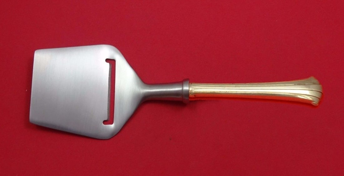 Gorham Newport Scroll Sterling Silver Cheese Plane Custom 8.25": Gorham Newport Scroll Sterling Silver Cheese Plane Custom 8.25" This exquisite Newport Scroll cheese plane by Gorham features a hollow handle crafted from sterling silver, showcasing the elegant Newpo