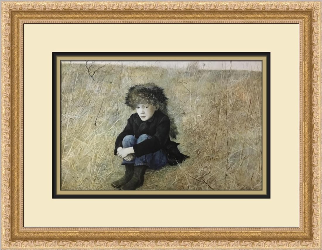 Andrew Wyeth Faraway Custom Framed Art Print 13x17 (1 of 2)