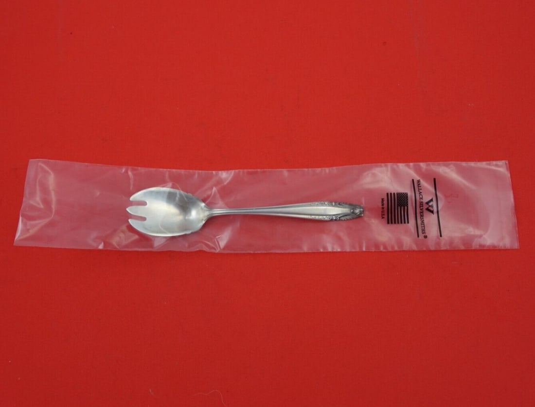 Wallace Stradivari Sterling Silver Ice Cream Fork 5 inches: Wallace Stradivari Sterling Silver Ice Cream Fork 5 inches Indulge in a touch of elegance with this Stradivari ice cream fork from Wallace. Crafted from high-quality sterling silver, this 5" fork feat