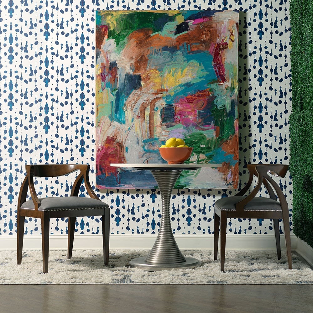 Toscano Circular Cafe Table by Woodbridge 30H 32W 32D: Toscano Circular Cafe Table by Woodbridge 30H 32W 32D Elevate your dining experience with the Toscano Circular Spanish Marble Table, a stunning cafe table that seamlessly blends elegance and functiona