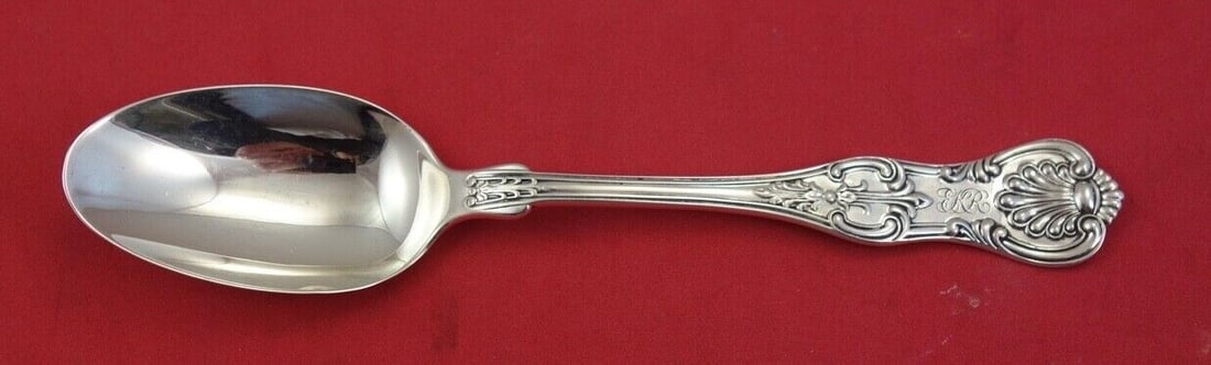 Dominick & Haff King Sterling Silver Place Soup Spoon 7 1/8": Dominick & Haff King Sterling Silver Place Soup Spoon 7 1/8" This exquisite place soup spoon from Dominick & Haff features the elegant King pattern, crafted from high-quality sterling silver. Measurin