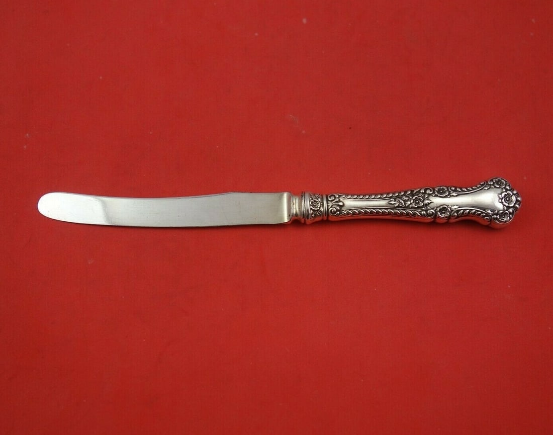 Gorham Cambridge Sterling Silver Citrus Knife 7.5" Heirloom Cutlery: Gorham Cambridge Sterling Silver Citrus Knife 7.5" Heirloom Cutlery This exquisite 7 1/2" citrus knife from the Cambridge pattern by Gorham showcases a stunning sterling silver hollow handle paired wi
