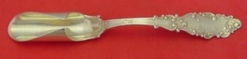 Gorham Luxembourg Sterling Silver Cheese Scoop 8 Inch Serving Piece: Gorham Luxembourg Sterling Silver Cheese Scoop 8 Inch Serving Piece Introducing the Luxembourg Sterling Silver Cheese Scoop by Gorham, a beautiful serving piece that combines elegance and functionalit