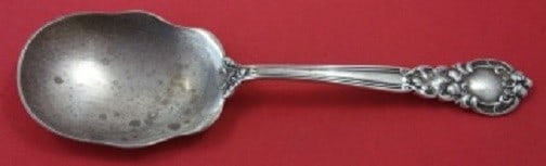 Gorham Royal Oak Sterling Silver Berry Spoon 7 3/4 Inch (1 of 1)