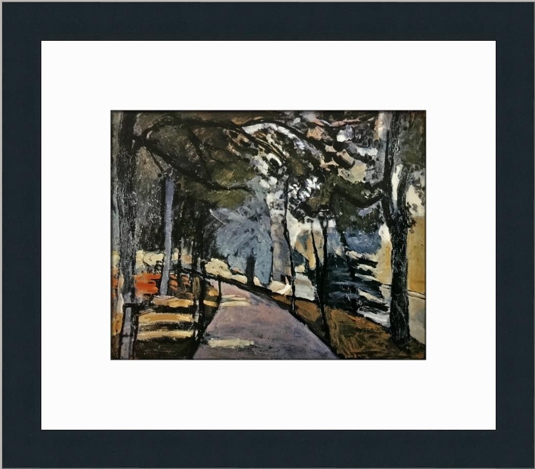 Henri Matisse The Path in the Bois De Boulogne Custom Framed Art Print: Henri Matisse The Path in the Bois De Boulogne Custom Framed Art Print This stunning custom framed print features Henri Matisse's artwork titled "The Path in the Bois De Boulogne," showcasing the arti