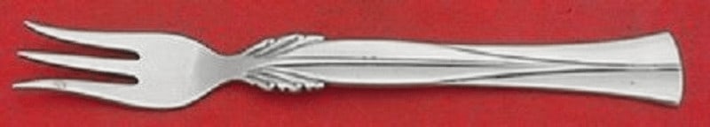 Frigast Queen Christina Sterling Silver Cocktail Fork 5 7/8": Frigast Queen Christina Sterling Silver Cocktail Fork 5 7/8" This stunning cocktail fork, measuring 5 7/8", features the elegant Queen Christina aka Wings pattern by Frigast. Crafted from high-quality