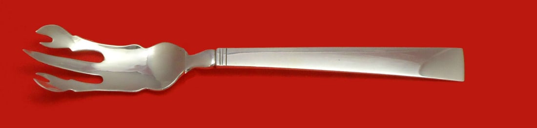 Georg Jensen Blok Acadia Sterling Silver Lobster Pick 6 Inch: Georg Jensen Blok Acadia Sterling Silver Lobster Pick 6 Inch This exquisite lobster pick features the iconic Blok - Acadia pattern by Georg Jensen, crafted from high-quality sterling silver. Measuring