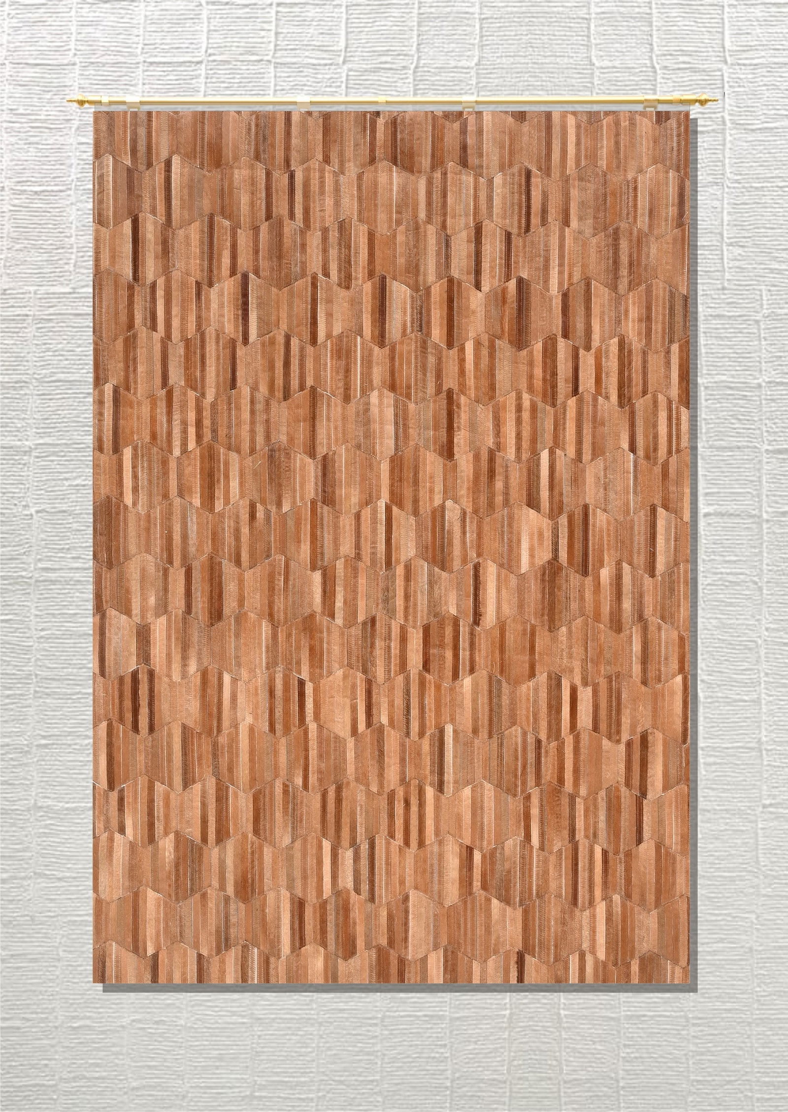 Handmade Monochrome Speckled Patchwork Cowhide Leather Area Rug 3ft x 5ft: Handmade Monochrome Speckled Patchwork Cowhide Leather Area Rug 3ft x 5ft Free continental US Shipping This handmade area rug is crafted from 100% genuine hair-on cowhide leather, featuring a monochro