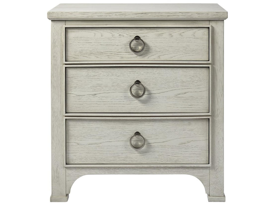 Coastal Style Escape Nightstand by Universal in Sandbar Finish: Coastal Style Escape Nightstand by Universal in Sandbar Finish Introducing the Stylish and Elegant Escape Nightstand, a perfect addition to your coastal-inspired home. This nightstand features a seren