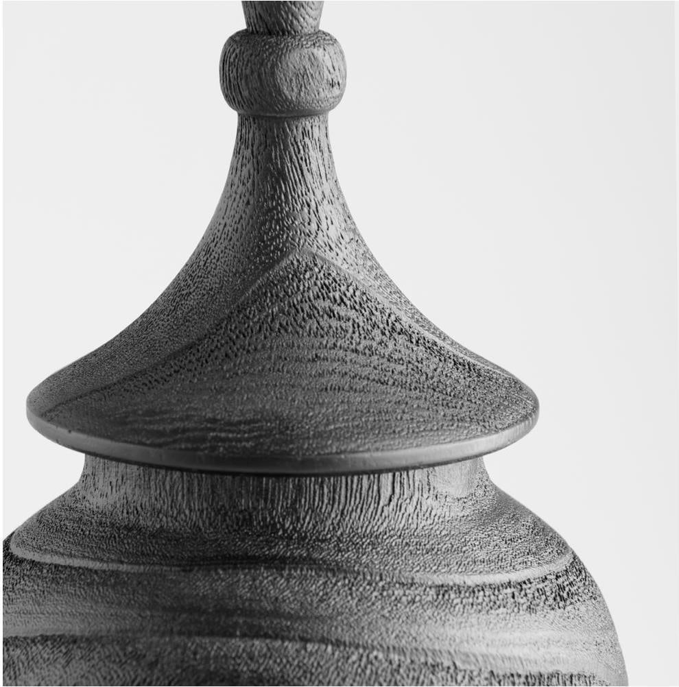 Cyan Heritage Black Chinoiserie Ceramic Vase 19.25H: Cyan Heritage Black Chinoiserie Ceramic Vase 19.25H This elegant Chinoiserie vase from the Heritage collection features a sophisticated black finish that adds a touch of refinement to any decor. Craft