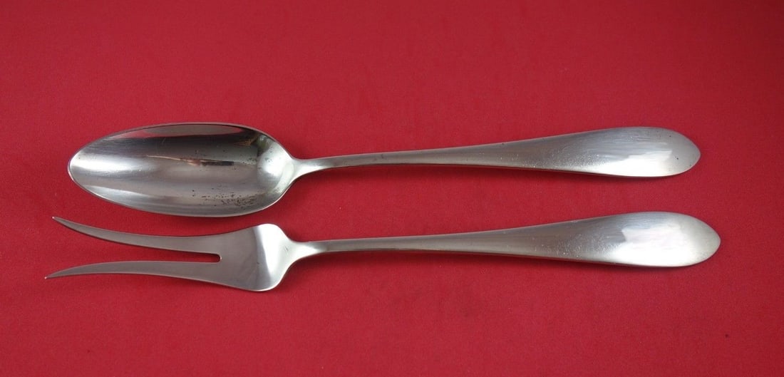 Gorham Old Colony New Sterling Silver 2-Piece Chop Set 10.5 Inch: Gorham Old Colony New Sterling Silver 2-Piece Chop Set 10.5 Inch This exquisite 2-piece chop set from the renowned Gorham brand features the Old Colony New pattern, crafted in sterling silver. The set