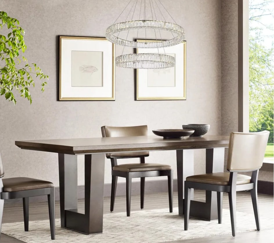 Elegant Lighting Monroe 36 Inch Chrome Crystal Chandelier LED Modern Fixture: Elegant Lighting Monroe 36 Inch Chrome Crystal Chandelier LED Modern Fixture Elevate your living space with this stunning 36-inch crystal chandelier, designed to bring modern elegance to any room. Cra