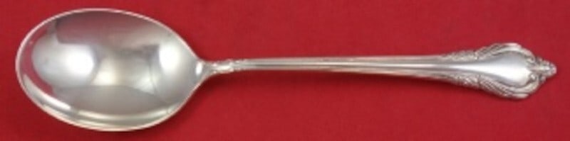 International Sterling Silver Cream Soup Spoon Grand Tradition 6.5": International Sterling Silver Cream Soup Spoon Grand Tradition 6.5" This exquisite cream soup spoon measures 6 1/2" and belongs to the elegant Grand Tradition pattern, also known as Grand Recollection