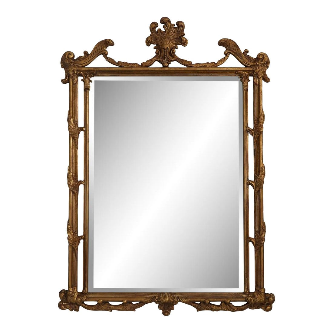 Friedman Brothers Model 7042 Gold Finish Mirror with Ornate Frame: Friedman Brothers Model 7042 Gold Finish Mirror with Ornate Frame Enhance your living space with the Friedman Brothers Gold Finish Model 7042 Mirror, an exquisite piece that showcases traditional styl