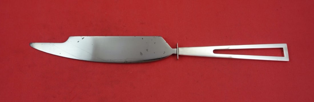 Celsa Avanti Sterling Silver Cake Knife 11 5/8 Mid-Century Modern: Celsa Avanti Sterling Silver Cake Knife 11 5/8 Mid-Century Modern This exquisite cake knife from the Avanti pattern by Celsa showcases the elegance of Mid-Century Modern design. Crafted with a sterlin
