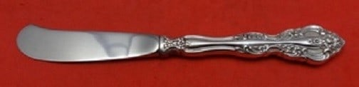 Oneida Michelangelo Sterling Silver Butter Spreader 6.5 Inch Paddle Knife: Oneida Michelangelo Sterling Silver Butter Spreader 6.5 Inch Paddle Knife This elegant butter spreader features a hollow handle crafted from sterling silver and a durable stainless steel blade. Design
