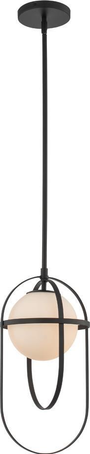 Kalco Lennox Matte Black 9-Inch Mini Pendant Light Dimmable: Kalco Lennox Matte Black 9-Inch Mini Pendant Light Dimmable Elevate your space with this Sleek Matte Black Mini Pendant Light, designed to blend seamlessly into contemporary interiors. With a height o