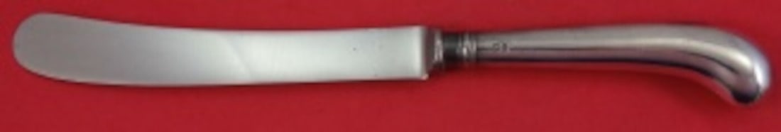 Cooper Brothers Rat Tail Sterling Silver 10" Dinner Knife: Cooper Brothers Rat Tail Sterling Silver 10" Dinner Knife This elegant dinner knife, crafted by Cooper Brothers, showcases the classic Rat Tail pattern. Made from high-quality sterling silver, it feat