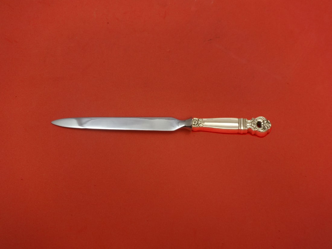 Towle Monte Cristo Sterling Silver Letter Opener Custom Made 8 Inch: Towle Monte Cristo Sterling Silver Letter Opener Custom Made 8 Inch This exquisite letter opener is crafted from high-quality sterling silver and features a hollow handle with a durable stainless impl