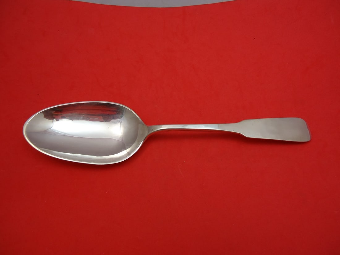 Moulton Serving Spoon by Old Newbury Crafters Sterling Silver 10 1/8": Moulton Serving Spoon by Old Newbury Crafters Sterling Silver 10 1/8" This exquisite vegetable serving spoon from the Moulton pattern by Old Newbury Crafters is crafted from high-quality sterling silv