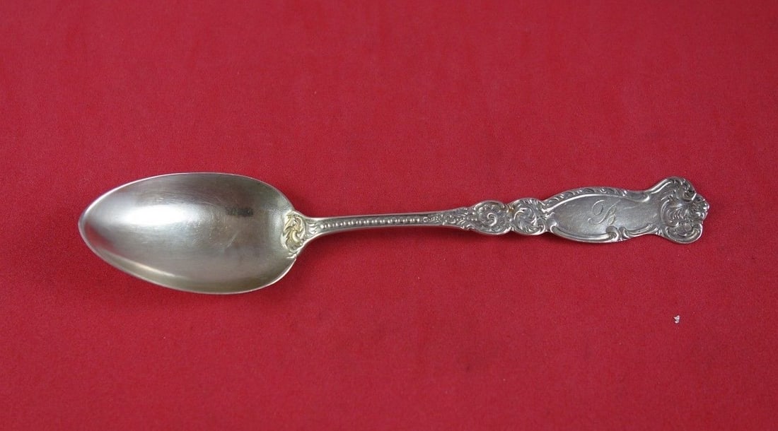 Eagle Sterling Co. 5.375 Inch Sterling Silver Teaspoon Monogrammed Flatware (1 of 2)