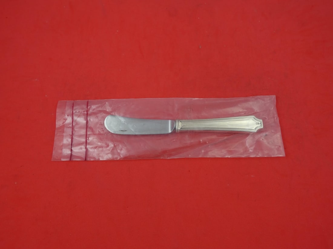 Whiting King Albert Sterling Silver Butter Spreader 6 Rare (1 of 1)