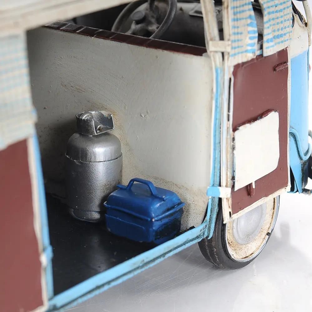 Vintage Style Volkswagen Camper Bus Collectible Model (1 of 18)