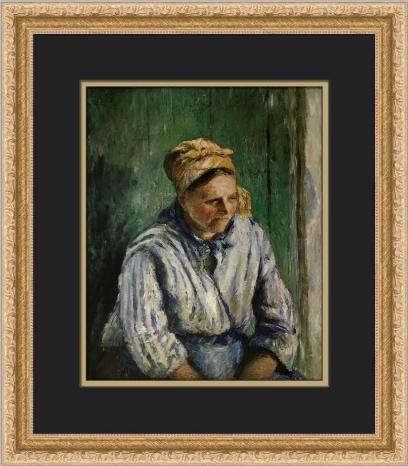 Camille Pissarro La Mere Larcheveque Custom Framed Art Print (1 of 2)