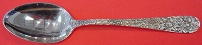 Stieff Rose Sterling Silver Teaspoon Vintage Flatware 5 7/8": Stieff Rose Sterling Silver Teaspoon Vintage Flatware 5 7/8" This exquisite teaspoon from the renowned Stieff company features the elegant "Rose" pattern, dating back to the late 19th century (1850-18