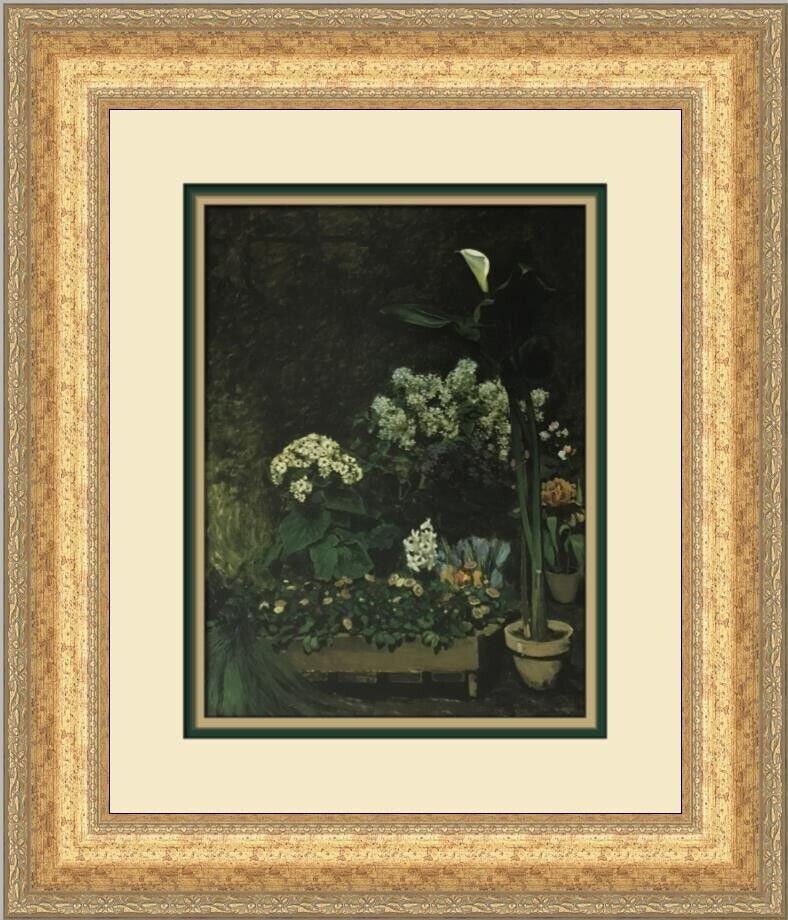 Pierre-Auguste Renoir Still Life Custom Framed Print 1984: Pierre-Auguste Renoir Still Life Custom Framed Print 1984 Elevate your space with this exquisite custom framed print of Pierre-Auguste Renoir's 'Still Life.' Measuring 19 in. by 17 in., this medium-si