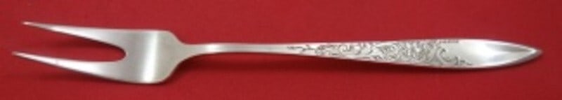 Gorham White Paisley Sterling Silver 2-Tine Pickle Fork 5 7/8 inches (1 of 2)