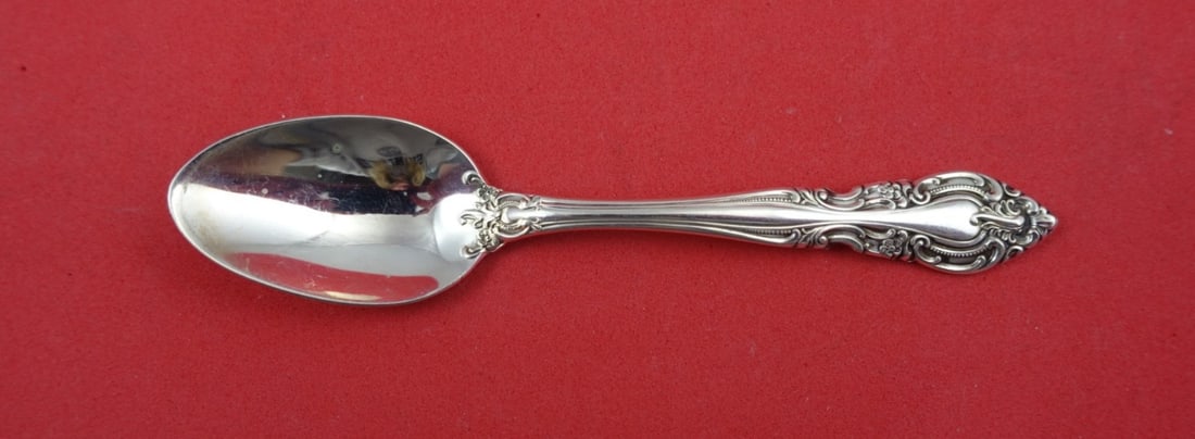 Gorham Baronial New Sterling Silver Demitasse Spoon 4.5" (1 of 2)