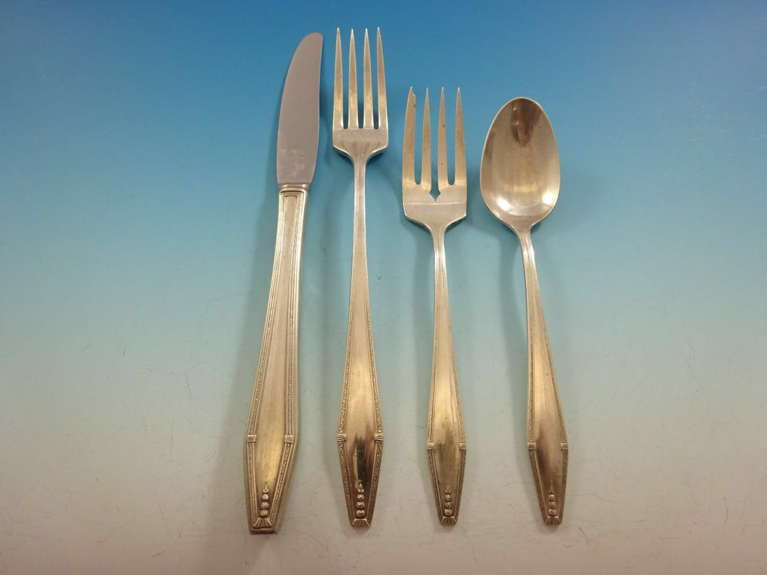 State House Formality Sterling Silver 4-Piece Grille Place Setting (1 of 4)