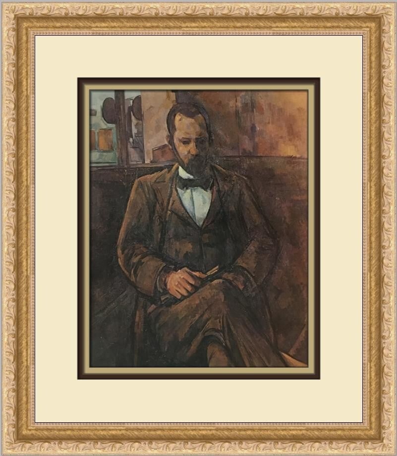 Paul Cezanne Portrait of Ambroise Vollard Custom Framed Print 16x14 (1 of 2)