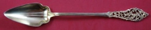 Dominick & Haff Trianon Pierced Sterling Silver Grapefruit Spoon 5 3/4" (1 of 1)