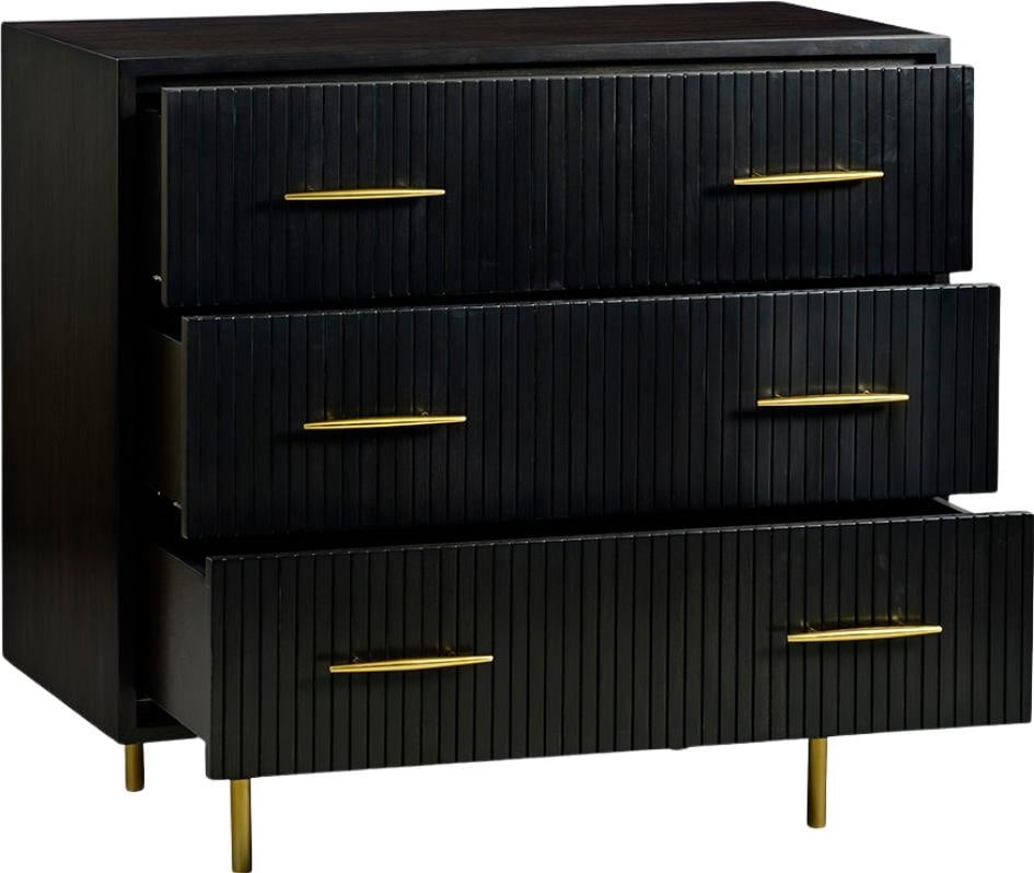 Oliver Home Reed Collection Espresso Storage Chest 34H 36W 19D (1 of 3)