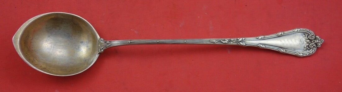 Durgin Madame Royale Sterling Silver Chocolate Muddler 8" Antique: Durgin Madame Royale Sterling Silver Chocolate Muddler 8" Antique Experience the elegance of the 8" Madame Royale Chocolate Muddler by Durgin, crafted in exquisite sterling silver. This vintage piece,