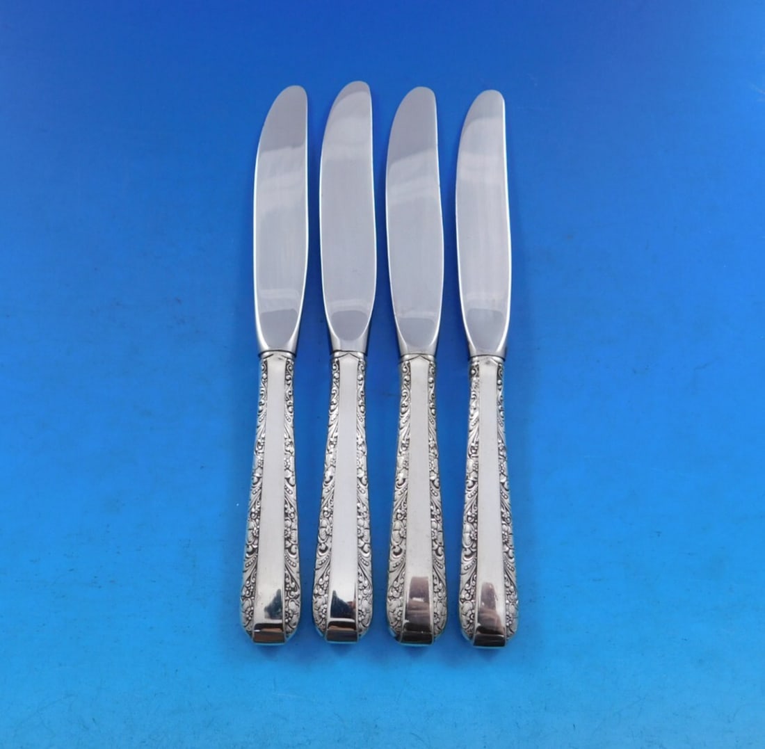 Towle Candlelight Sterling Silver Butter Spreaders Set of 4 (1 of 3)